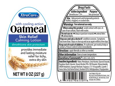 Label (Oatmeal Lotion Pump 8oz Calming Lotion)